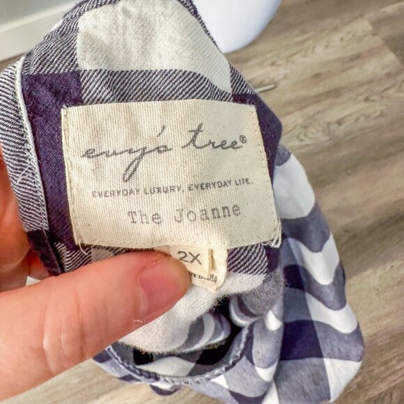 Evy's Tree The Joanne Navy Plaid Dress - Picture 5 of 10